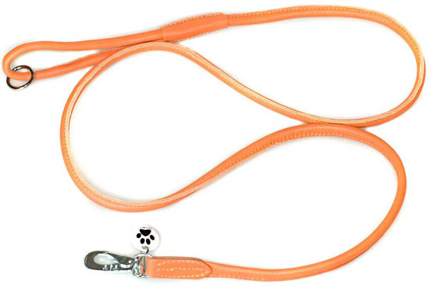 Leather dog lead size guide from Dog Moda